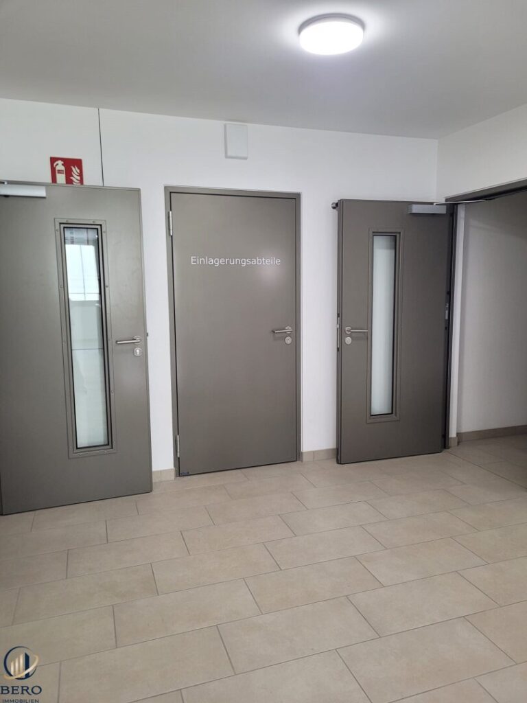 Einlagerungsräume auf einer Ebene