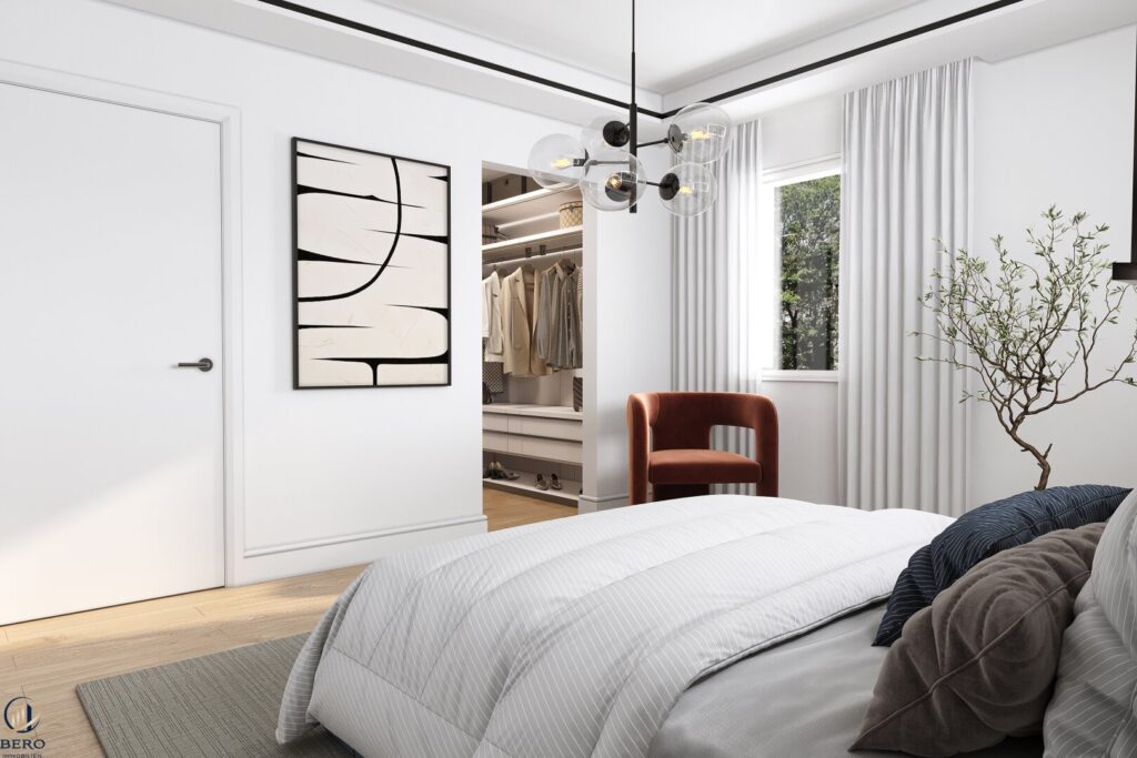 Schlafzimmer-Visualisierung