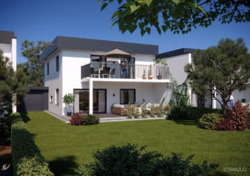 „Einfamilienhaus mit Terrasse und großem Garten“ im Erstbezug, 3426 Muckendorf-Wipfing, Einfamilienhaus