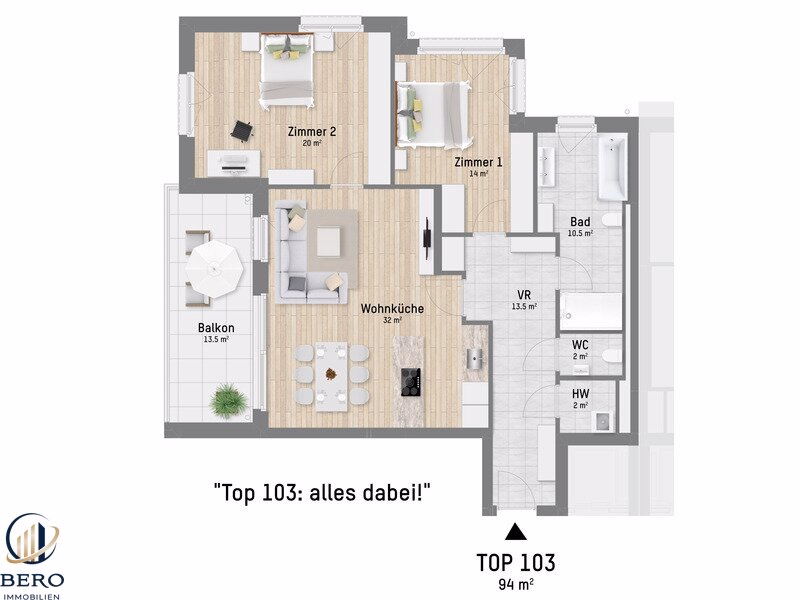 Titelbild - 3 Zimmer Balkon | Alte Donau | U1 Kagran