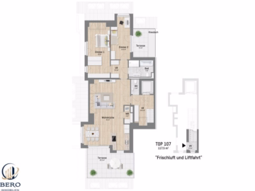 Bild - 3 Zimmer mit Lift bis in die Wohnung | Alte Donau | U1 Kagran