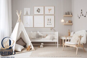 Kinderzimmer-Symbolbild - 3 Zimmer-Terrassenwohnung im Erstbezug