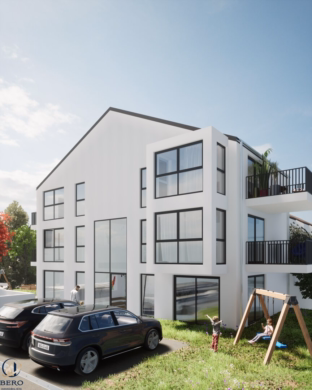1:1 Rendering der Wohnhausanlage - Raugasse