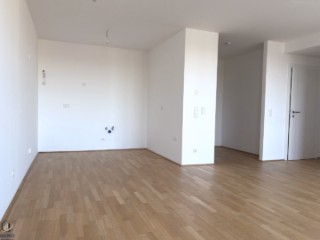offene Küche - „Lichtdurchflutete 3 Zimmer-Terrassenwohnung im Erstbezug“