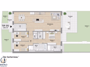 4 Zimmer Gartenwohnung in der Lobau, 1220 Wien, Gartenwohnung
