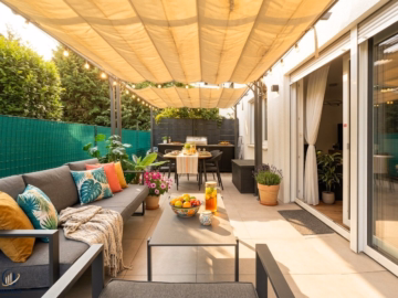 Terrasse - Exquisite Doppelhaushälfte in Langenzersdorfer Ruhelage! Baurechtsgrund mit noch 94 Jahren Laufzeit!